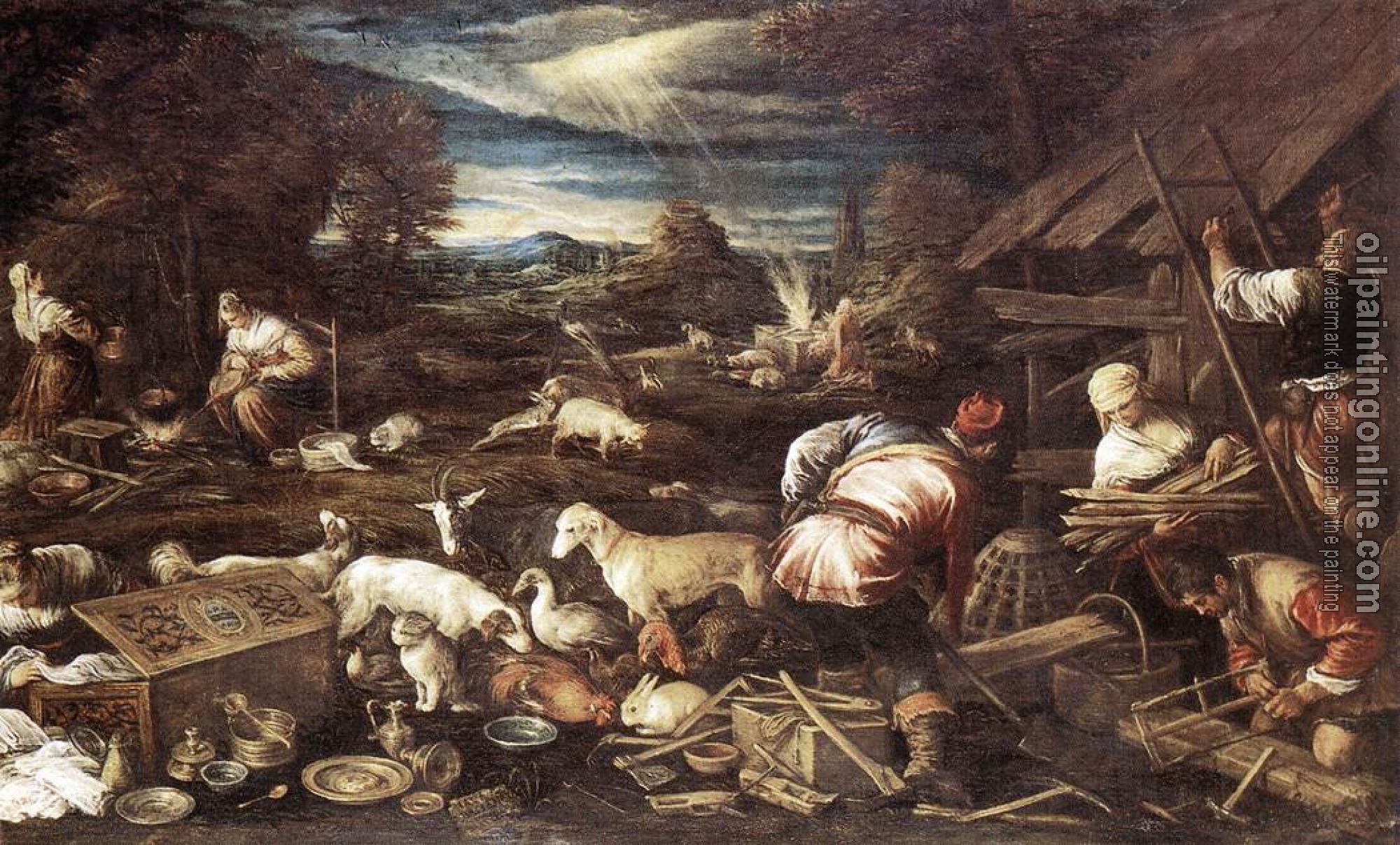 Bassano, Jacopo - Noahs Sacrifice